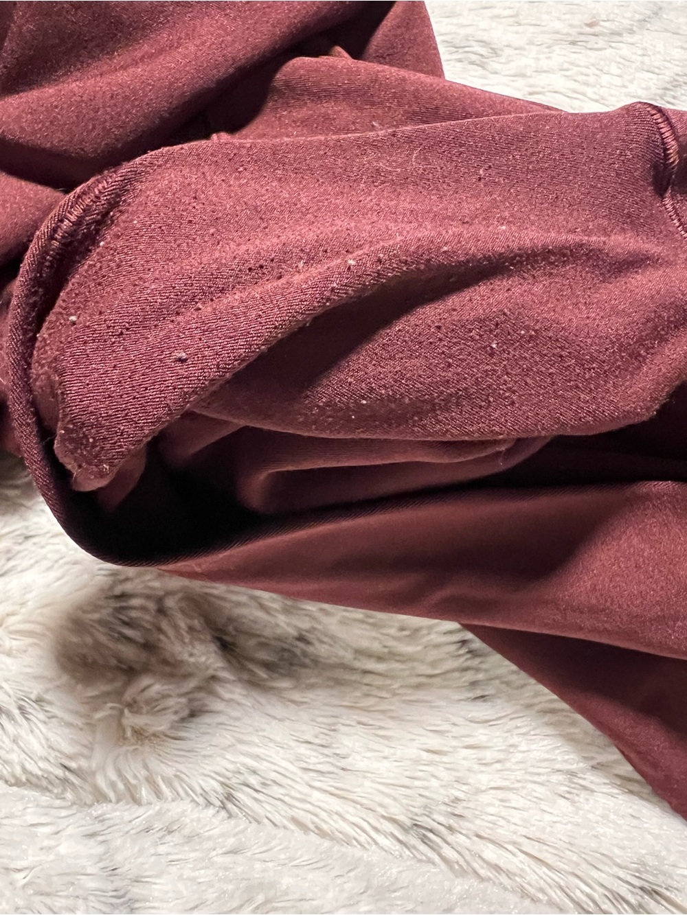 aerie Offline Burgundy High-Rise Leggings - Picture 3 of 3
